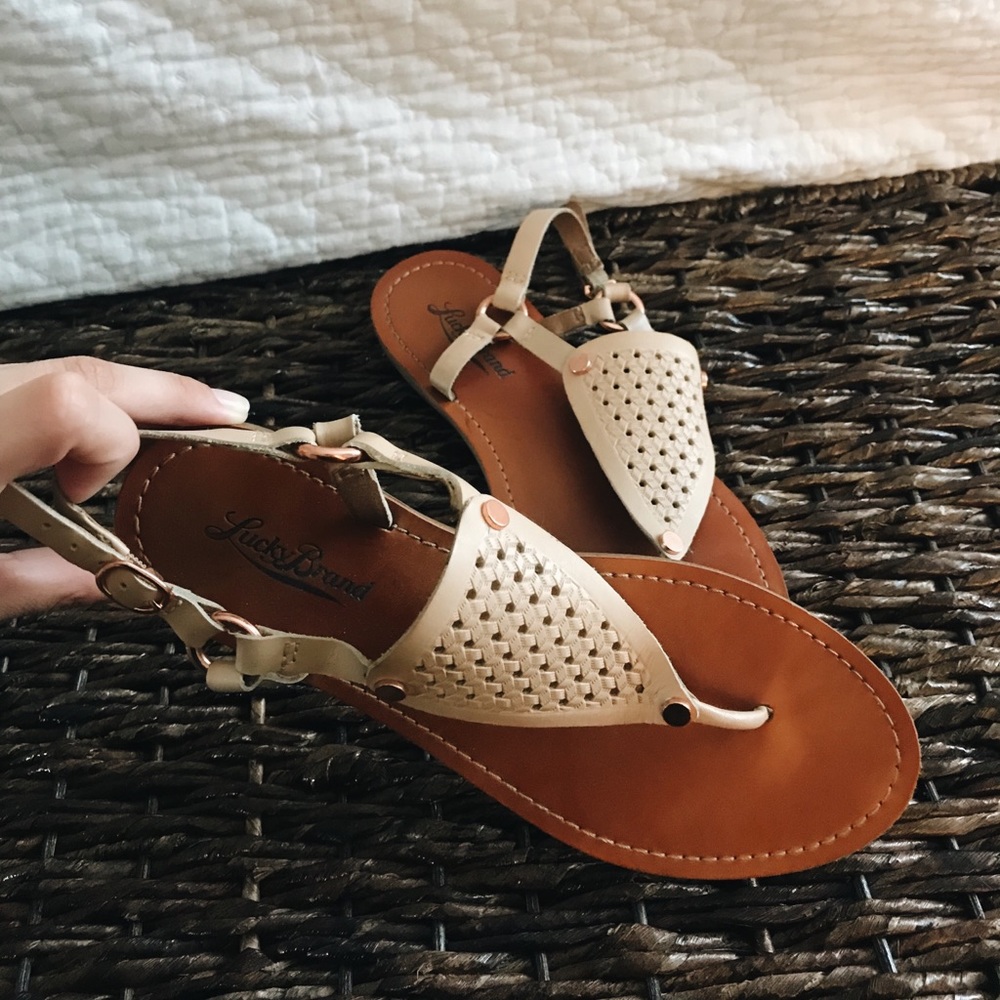 LUCKY BRAND Tan Sandals